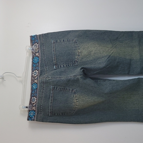 Dfx Jeans Junior Size 11 Boho Hippie Flare Leg Jeans - Picture 2 of 11